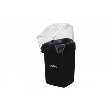 Aparat pentru facut popcorn Floria ZLN9045, BPA FREE, capacitate 60 de grame, 1200W, Negru