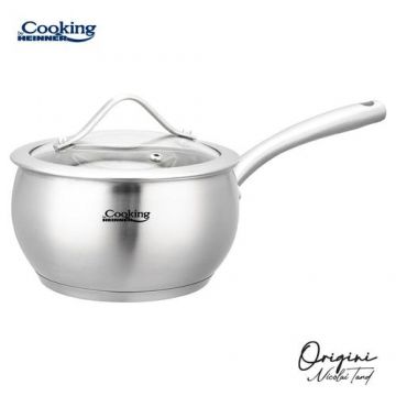 Cratita Inox cu capac Heinner HR-RW-T018 NICOLAI TAND, 16 x 9 cm, 1.8 L