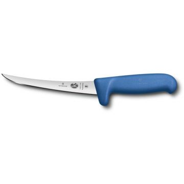 Cutit Dezosare Victorinox Fibrox 5.6612.15, Lama Curba Flexibila 15 cm, Albastru