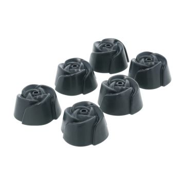 Forme de copt 6 buc. pentru brioșe din silicon ø 7 cm Rose – Blomsterbergs