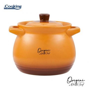 Oala ceramica cu capac Heinner HR-FJ-035, NICOLAI TAND, 14.5 x 16 cm, 3 L