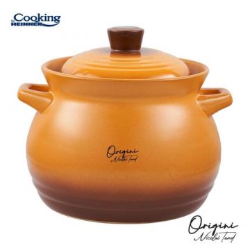 Oala ceramica cu capac Heinner HR-FJ-052, NICOLAI TAND, 17 x 18 cm, 4.5 L