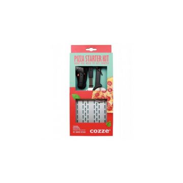 Set 3 piese, feliator, termometru si paleta pentru pizza Cozze 90380