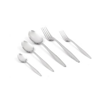 Set tacamuri, Dynasty, 960DYN1711, 100% Oțel inoxidabil ml / , Lingura pentru masă: 20,8 cm (12 bucăți), Argintiu