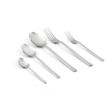 Set tacamuri, Dynasty, 960DYN1712, 100% Oțel inoxidabil ml / , Lingura pentru masă: 20,8 cm (12 bucăți), Argintiu