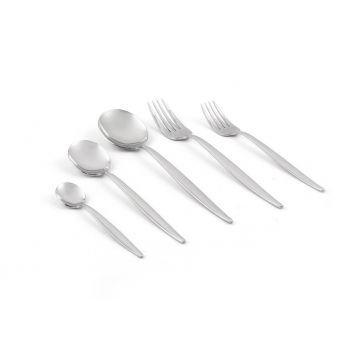 Set tacamuri, Dynasty, 960DYN1713, 100% Oțel inoxidabil ml / , Lingura pentru masă: 20,8 cm (12 bucăți), Argintiu