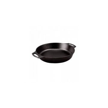 Tava rotunda din fonta cu manere tip tigaie Lodge 26 cm L-BW10BSK