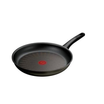 Tigaie Tefal Protech Frying pan G3050702, 30 cm, Thermo-Signal, Sase straturi, Inductie (Negru)