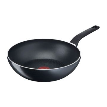 Tigaie tip wok cu suprafață antiaderentă din aluminiu ø 28 cm Start&Cook C2721953 – Tefal