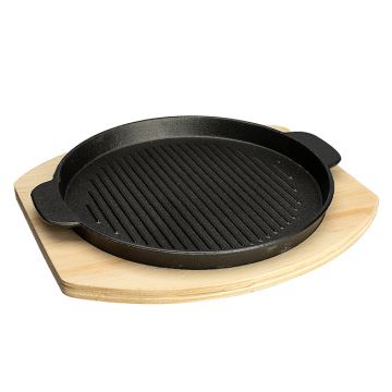 Vas fonta de gatit oval STEAK COOKING