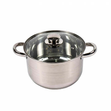 Cratita Floria din Inox cu Capac Capacitate 4L