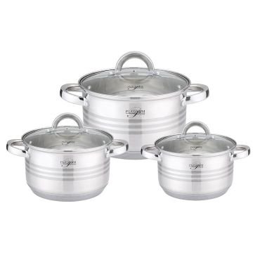 Set de Oale din Inox 6 Piese Platinum Collection