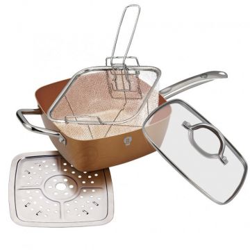 Set Tigaie Patrata, 4 Piese, Le Chef Line BL-3367N