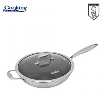 Tigaie Wok Heinner HR-MRK-28W, 30x8.5 cm, TITANIUM3