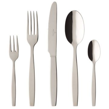 Set tacamuri 30 piese, Villeroy & Boch, Charles Cutlery, inox 18/10