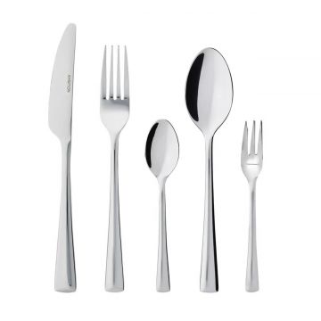 Set tacamuri 30 piese Siena, Ambition, inox, argintiu