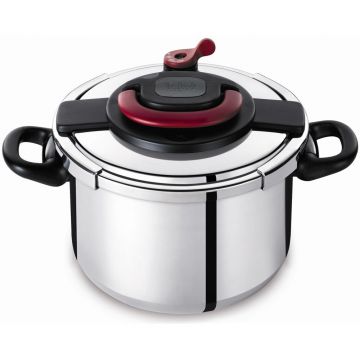 Oala sub presiune Tefal Clipso+, Inductie, 8 L